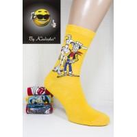 Стрейчевые компьютерные мужские носки KARDESLER высокие Арт.: 1307-9 / Ковбой / Упаковка 12 пар /