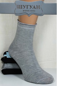 Стрейчевые женские носки ШУГУАН на бордюрной резинке Арт.: B2508