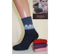 Женские махровые носки из ангоры КОРОНА Арт.: B2513-1