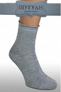 Стрейчевые женские носки ШУГУАН средней высоты на анатомической резинке резинке Арт.: B2681