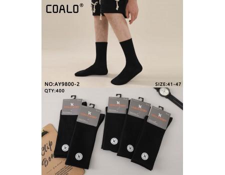 Стрейчевые мужские носки Coalo высокие Арт.: AY9800-2 / Черный /