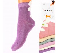 Стрейчевые детские носки 3D КОРОНА средней высоты Арт.: BY301-3