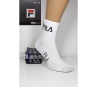 Стрейчевые спортивные мужские носки FILA Heriage средней длины Арт.: 493699-76-2 / FPA102 / ЛОГО + НАДПИСЬ /