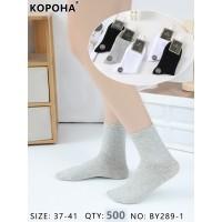 Стрейчевые женские носки КОРОНА высокие Арт.: BY289-1