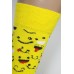 Стрейчевые мужские носки Happy Socks высокие Арт.: 623399-1 / Смайлики /