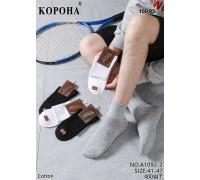 Стрейчеві чоловічі шкарпетки КОРОНА середньої висоти Арт.: A1092-2