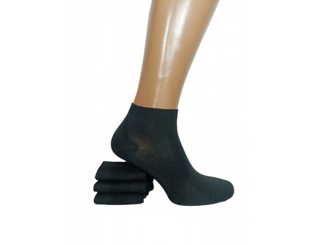Стрейчевые бамбуковые женские носки AVCILAR короткие Арт.: 700227 / Черный /