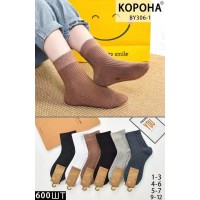 Стрейчевые детские носки КОРОНА средней высоты Арт.: BY306-1