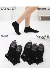 Стрейчевые женские носки Coalo короткие Арт.: BH696-2 / Черный /