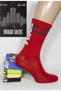 Стрейчевые мужские носки для тенниса URBAN Socks высокие Арт.: 1218-3 / BOOM /
