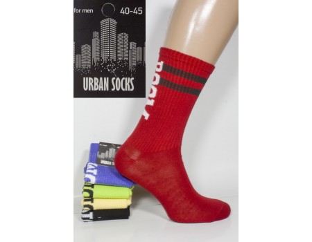 Стрейчевые мужские носки для тенниса URBAN Socks высокие Арт.: 1218-3 / BOOM /