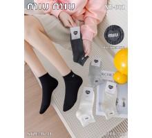 Стрейчевые женские носки MiuMiu короткие Арт.: XB-001