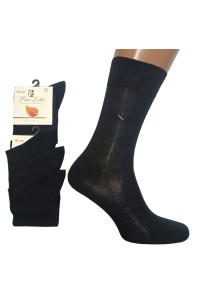 Модальные мужские носки Pier Lotti высокие Арт.: 123402 / Черный /
