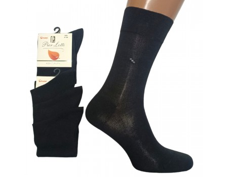 Модальные мужские носки Pier Lotti высокие Арт.: 123402 / Черный /