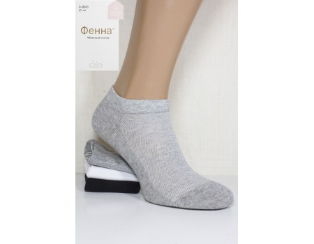 Стрейчевые женские носки в сеточку ФЕННА короткие Арт.: D-B633 / Упаковка 10 пар /