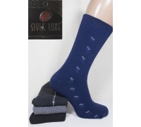 Махровые мужские носки полушерстяные Ф8 STYLE LUXE высокие Арт.: 0443 / 0321 / Упаковка 12 пар /