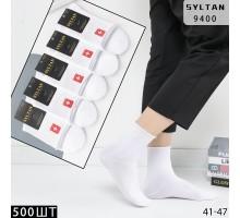 Стрейчеві чоловічі шкарпетки медичні SYLTAN високі Арт.: 9400 / Білий /
