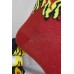 Стрейчевые женские носки MONTEBELLO Ф3 высокие Арт: 7422VD-7 / Языки пламени /