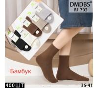Бамбукові жіночі шкарпетки DMDBS високі Арт.: BJ702 / Асорті кольорів /