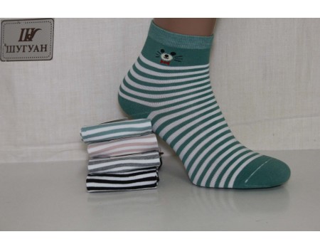 Стрейчевые женские носки ШУГУАН средней высоты Арт.: B2205-1