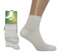 Бамбуковые мужские носки в сеточку BYT CLUB средней высоты Арт.: 8585-55 / Белый /