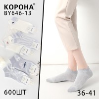 Стрейчевые женские носки КОРОНА средние Арт.: BY646-13