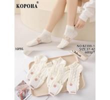 Стрейчевые женские носки 3D КОРОНА укороченные Арт.: B2399-1