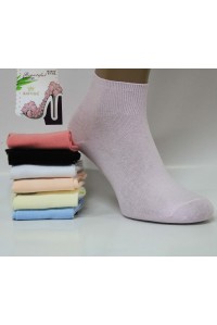 Стрейчевые женские носки на компрессионной резинке КОРОНА укороченные Арт.: B2553-5