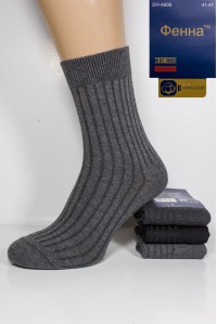 Стрейчевые мужские носки Фенна короткие Арт.: GH-A806-2 / Упаковка 10 пар /
