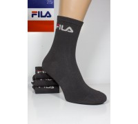 Стрейчевые спортивные мужские носки FILA средней длины Арт.: FA253 / FPA102 / ЛОГО /