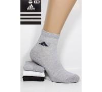 Стрейчевые мужские носки в сеточку ADIDAS / 1047CS / средней высоты Арт.: 323636-31