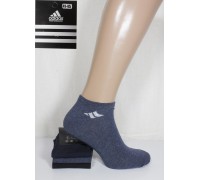 Стрейчевые мужские носки Adidas / 1295 / укороченные Арт.: 324699-295 / Упаковка 12 пар /