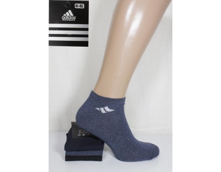 Стрейчевые мужские носки Adidas / 1295 / укороченные Арт.: 324699-295 / Упаковка 12 пар /