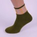 Стрейчевые женские носки КОРОНА средней высоты с люрексом и микросеткой Арт.: BY201-1