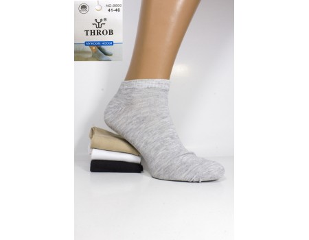 Стрейчевые мужские носки на компрессионной резинке THROB короткие Арт.: 9666