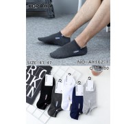 Стрейчевые мужские носки КОРОНА ультракороткие Арт.: AY162-1