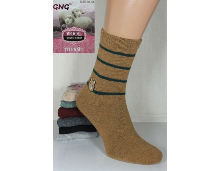 Шерстяные женские носки из ангоры GNG высокие Арт.: 3029