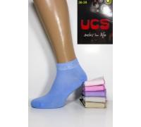 Стрейчевые женские носки со стразами UGS короткие Арт.: 1501-1 / LOLITA /