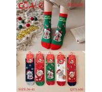 Стрейчевые женские носки / Новый год / DMDBS высокие Арт.: BM6326