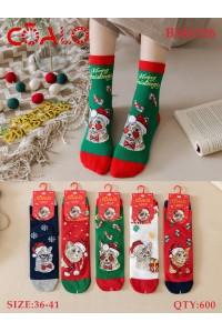 Стрейчевые женские носки / Новый год / DMDBS высокие Арт.: BM6326