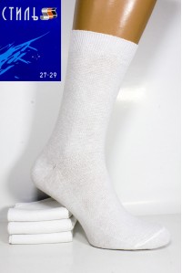 Хлопковые льняные мужские носки в сеточку СТИЛЬ "Комфорт для тебе" высокие Арт.: 1021