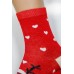 Стрейчевые женские новогодние носки GNG высокие Арт.: B8812-2