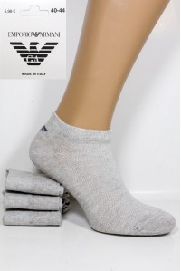 Стрейчевые мужские носки в сеточку Emporio Armani / DS4246 / короткие Арт.: 313646-28