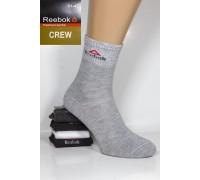 Стрейчевые спортивные мужские носки REEBOK CREW средней длины Арт.: 453699-76-1 / FPA102 / ЛОГО /