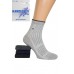 Стрейчевые спортивные мужские носки KARDESLER средней длины Арт.: 1303-7 / Резинка рубчик + рисунок /