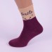 Стрейчевые женские носки КОРОНА высокие Арт.: BY202-3