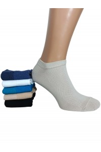 Стрейчевые мужские носки в сеточку ЖИТОМИР Талько укороченные Арт.: 1211YS / Цветное ассорти /