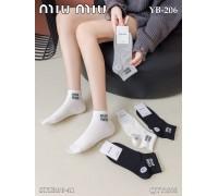 Стрейчеві жіночі шкарпетки MiuMiu короткі Арт.: YB-206