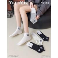 Стрейчеві жіночі шкарпетки MiuMiu короткі Арт.: YB-206