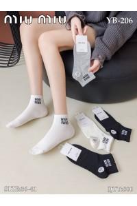 Стрейчеві жіночі шкарпетки MiuMiu короткі Арт.: YB-206